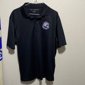 Canmore Eagles Junior Hockey Polo / Golf Shirt Size Medium Alberta AJHL Banff
